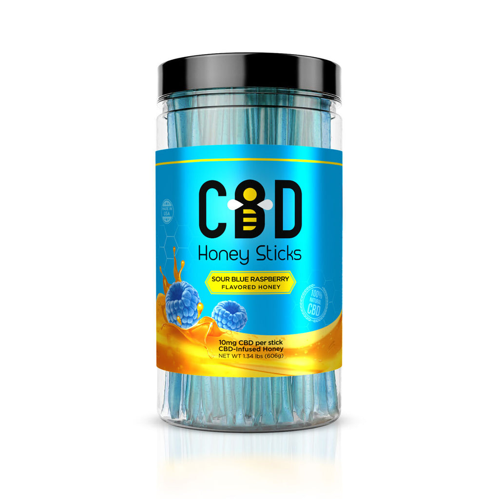 CBD Infused - Honey Sticks - 1000mg (100 Pack)(12 Flavors)