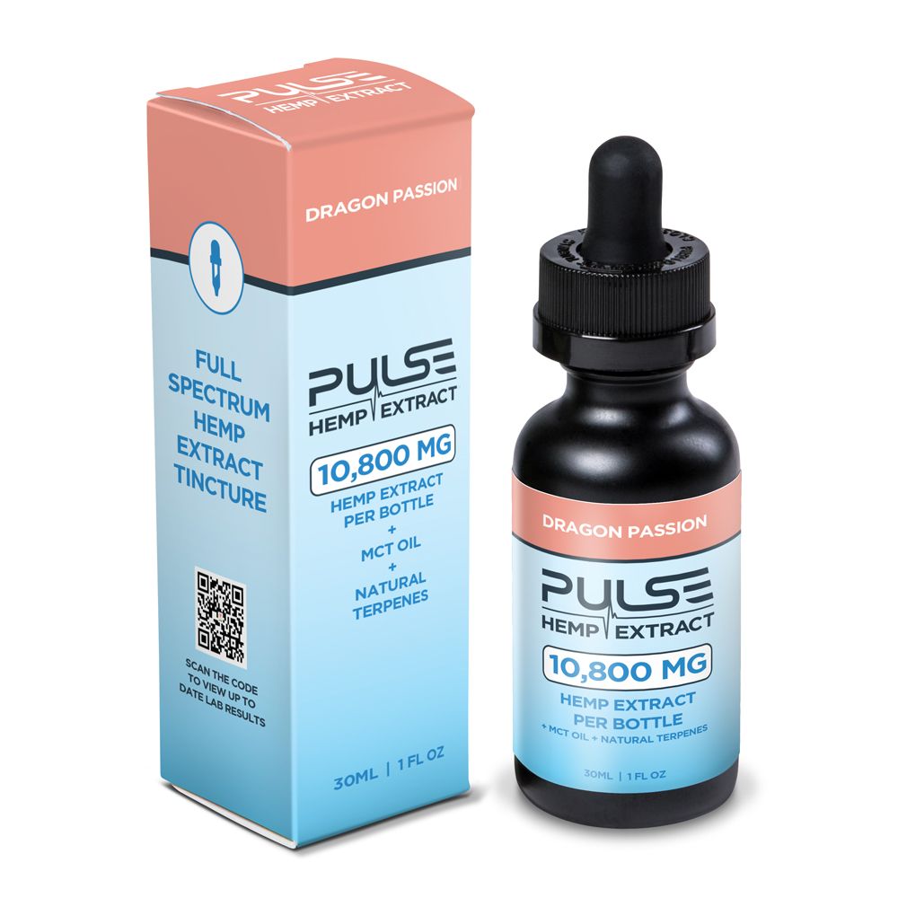 Pulse CBD 10800mg +MCT Oil - Full Spectrum