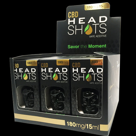 Head Shots CBD 180mg - 15ml (BOX - 12 Units)