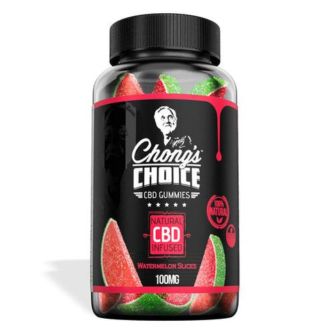 Chong's Choice Gummies - CBD Infused Watermelons [Edible Candy]
