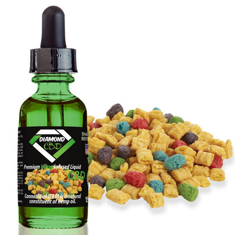 Diamond CBD Crunch & Berries Cereal flavor (50mg-550mg) - 15ml