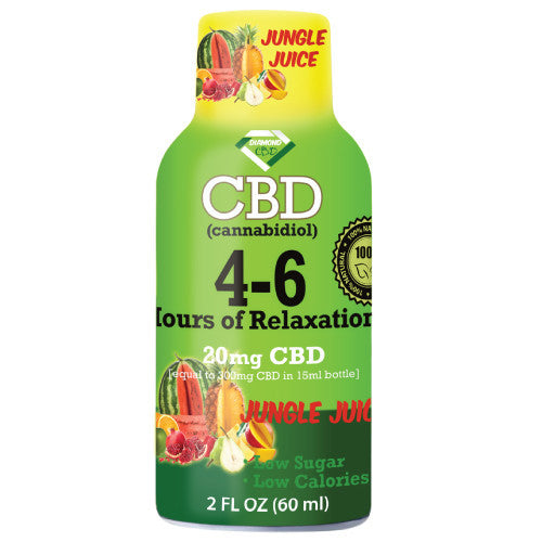 4-6 HOURS OF RELAXATION DIAMOND CBD SHOT 20MG (60ML) - Jungle Juice
