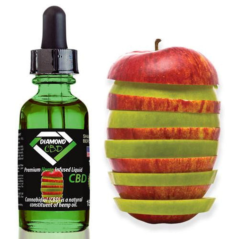 Diamond CBD Apple flavor (50mg-550mg) - 15ml