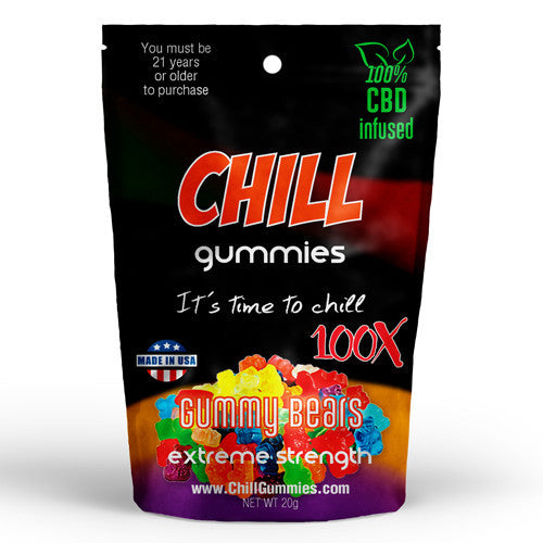 CHILL GUMMIES - CBD INFUSED GUMMY BEARS<br> (Box of 12)