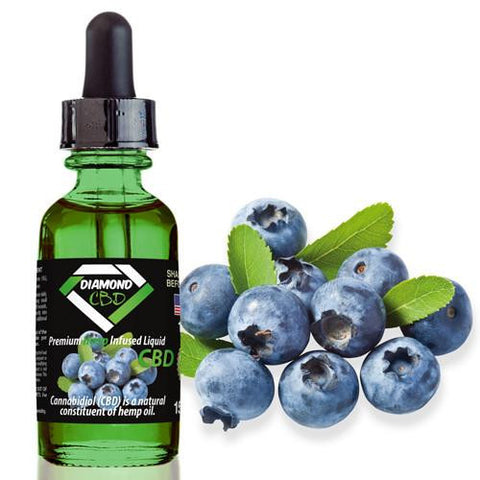 Diamond CBD Blueberry flavor (50mg-550mg) - 15ml