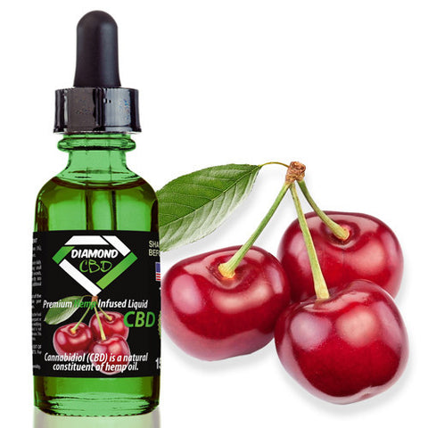 Diamond CBD Cherry flavor (50mg-550mg) - 15ml