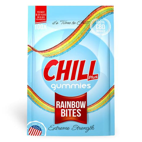 Chill Plus Gummies - CBD Infused Rainbow Bites (Box of 12)