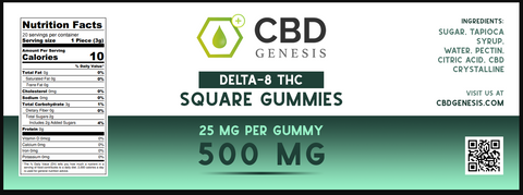 DELTA 8 THC GUMMIES (GENESIS)