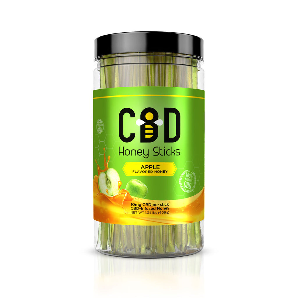 CBD Infused - Honey Sticks - 1000mg (100 Pack)(12 Flavors)