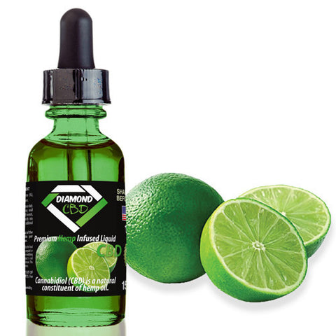 Diamond CBD Lime flavor (50mg-550mg) - 15ml