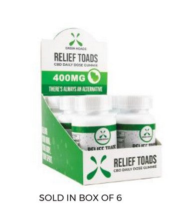 CBD Relief Toads – 400 MG
